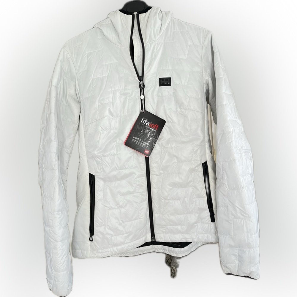 Helly Hansen Women's white Lifaloft Insulator puffer Jacket